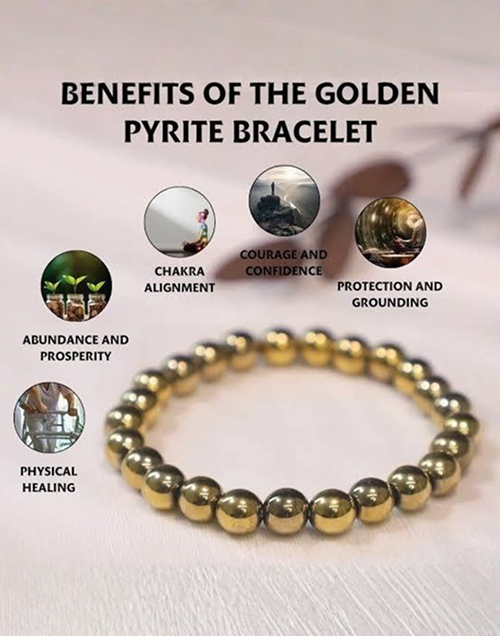 Golden Pyrite Bracelet - Image 3
